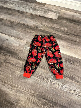 Disney Cars 2 Jogger Pants in Black & Red Size 2T